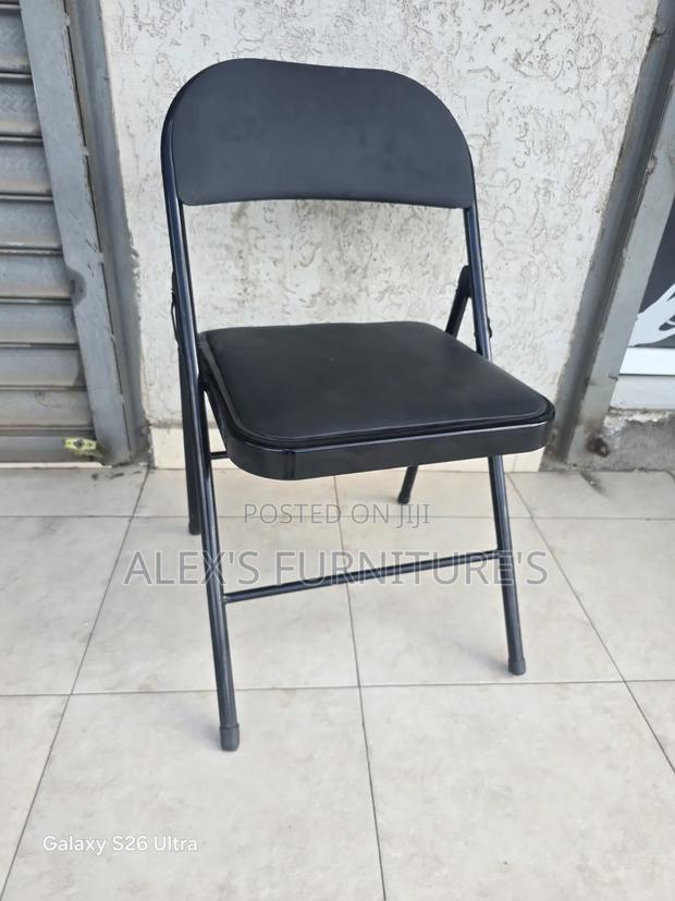Classic Black Digital Folding Chairs - thumbnail 3