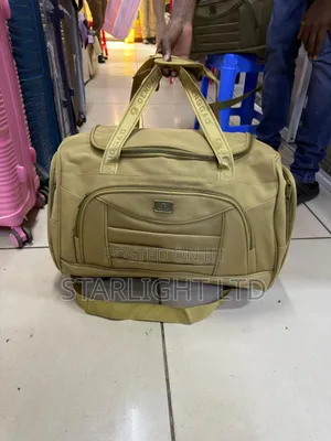 Large Capacity Weekender Bag With Fashion Accent Straps
