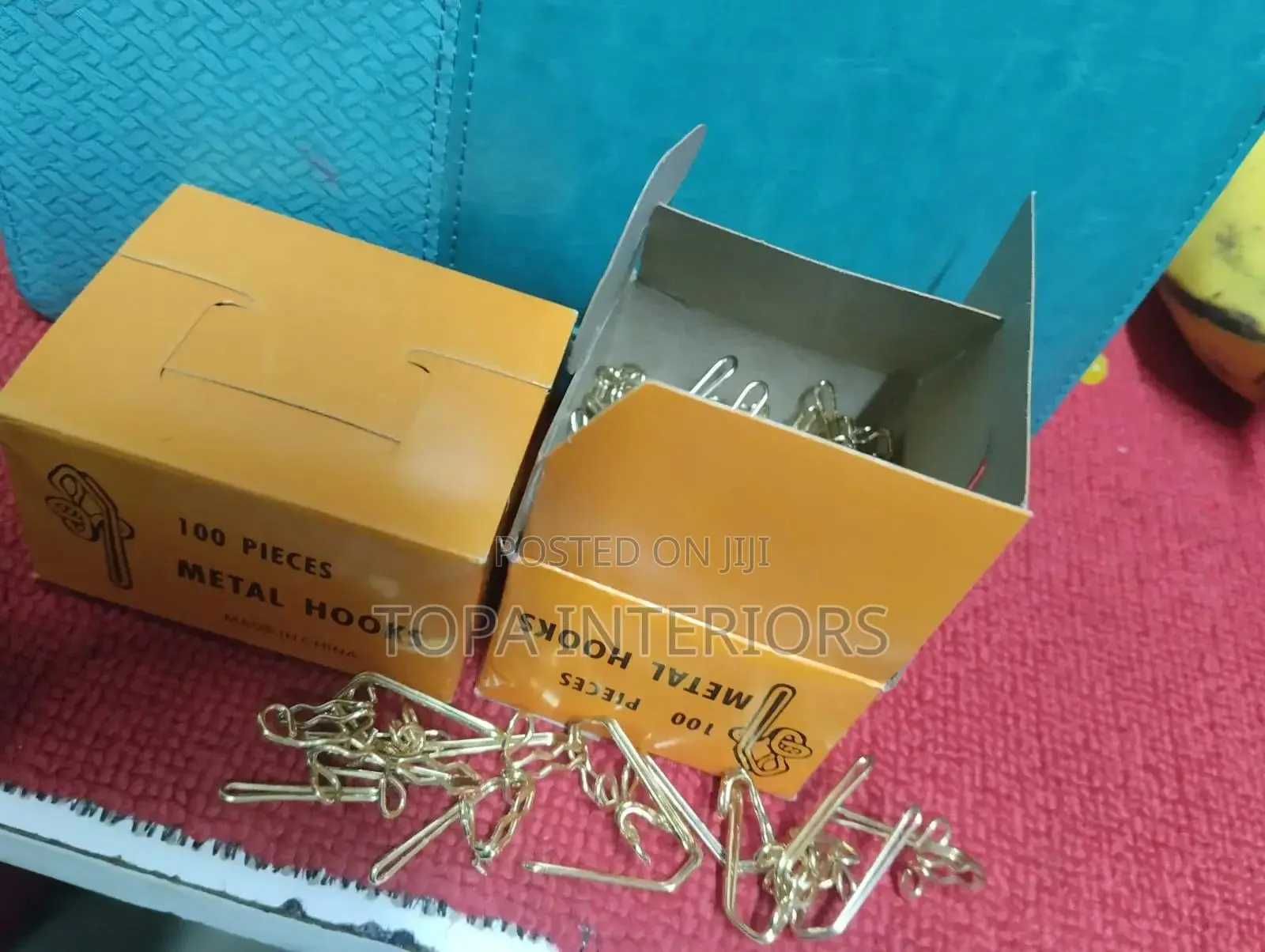 Gold Metal Curtain Hooks for Curtains