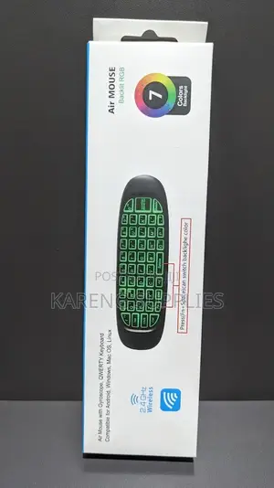 Air Mouse With Backlit RGB