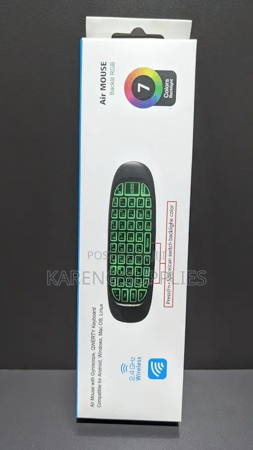 Air Mouse With Backlit RGB