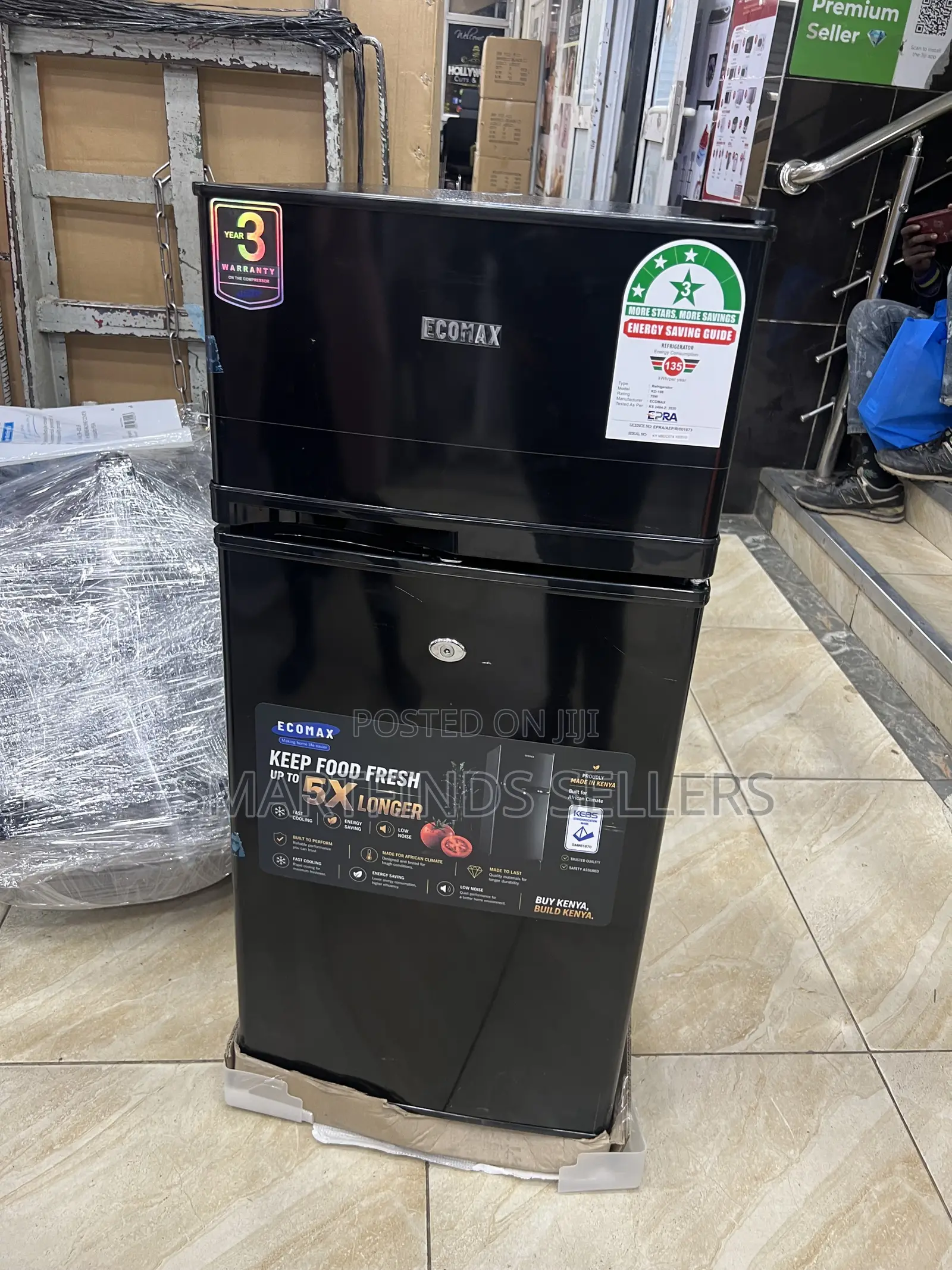 Ecomax 108L Fridge – Compact, Reliable Family-Friendly