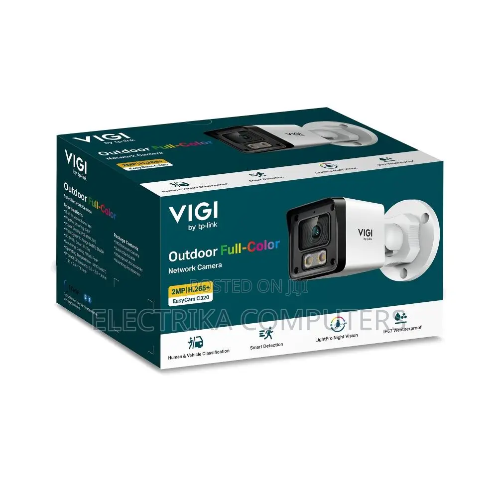 VIGI EasyCam C320 2MP Outdoor Full-Color Bullet Network Camera