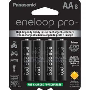Panasonic Eneloop Pro AA Rechargeable Batteries (2550mAh, Pack of 4)