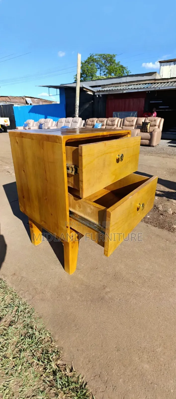 Modern Wooden Bedside Table Pay on Delivery
