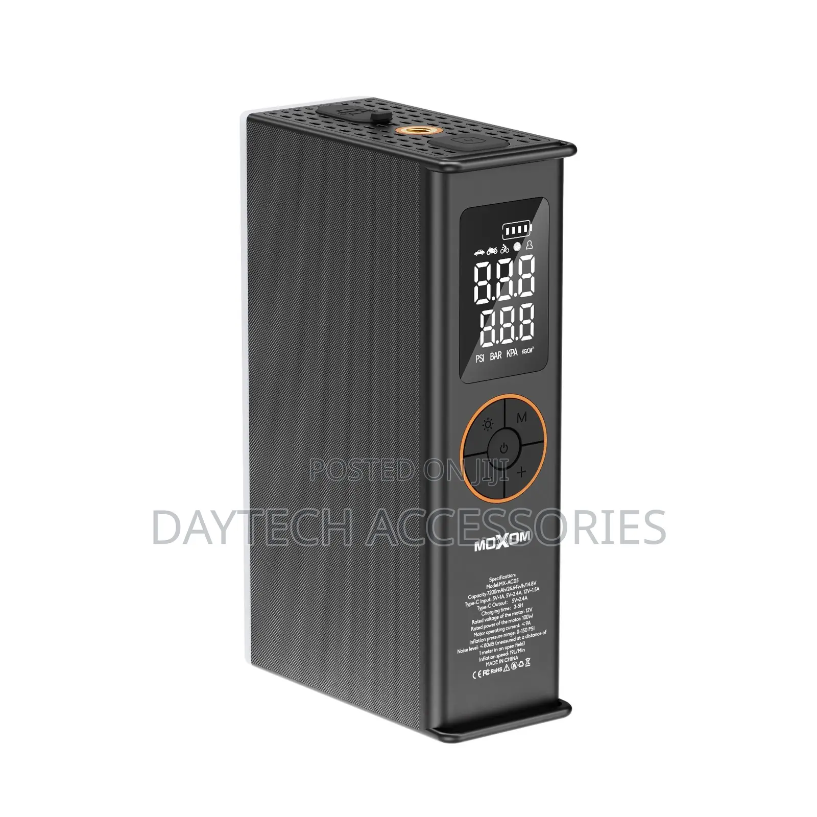 Moxom Jump Starter + Air Pump Multi-Functional Integrated Machine.