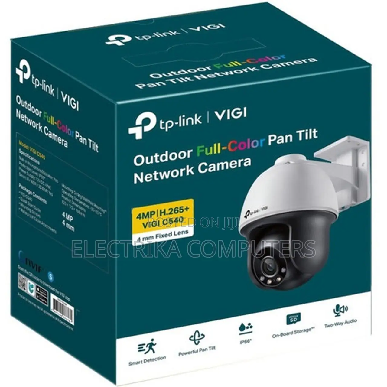 TP-Link VIGI C540 4MP Outdoor Full-Color Pan/Tilt Network Camera