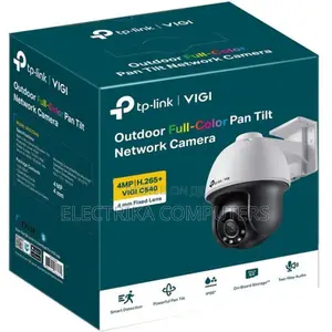 TP-Link VIGI C540 4MP Outdoor Full-Color Pan/Tilt Network Camera