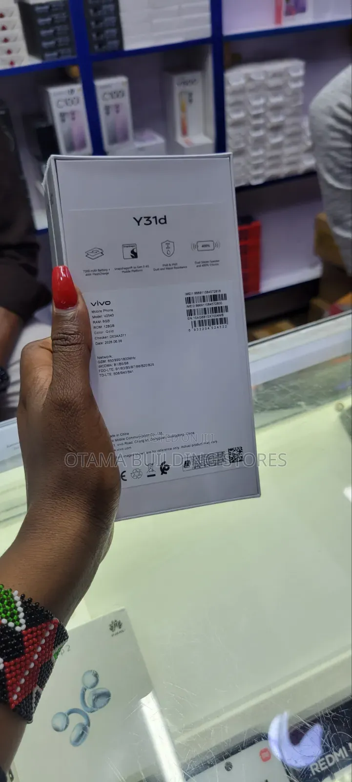 New Vivo Y31d 128 GB Gold