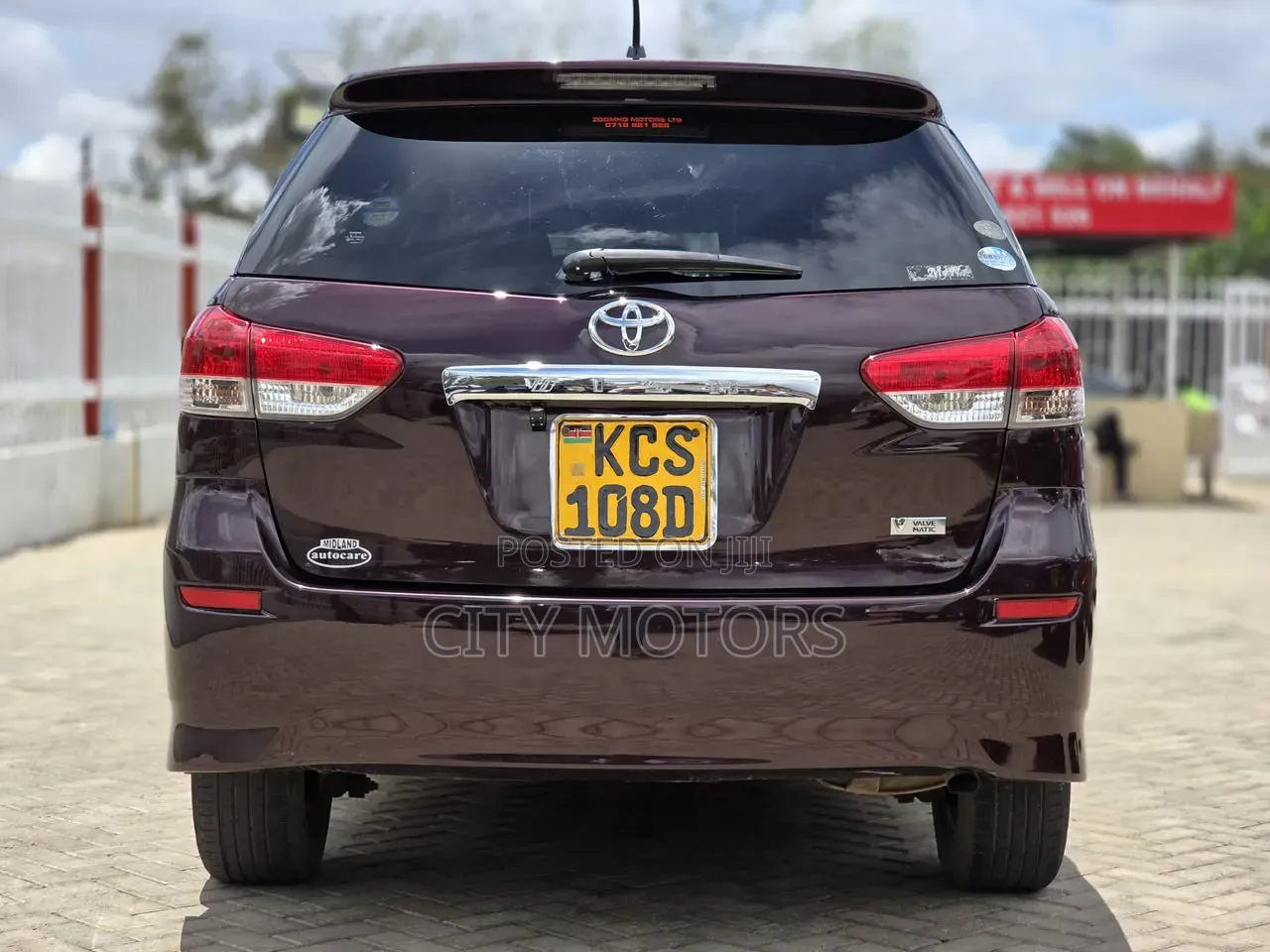 Toyota Wish 2012 Burgundy