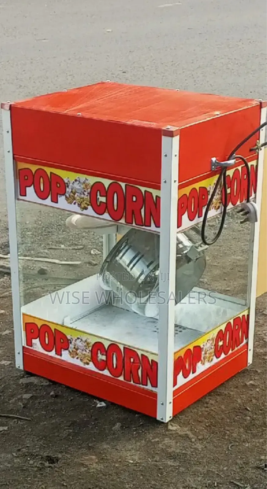 Juakali Commercial Popcorn Machine