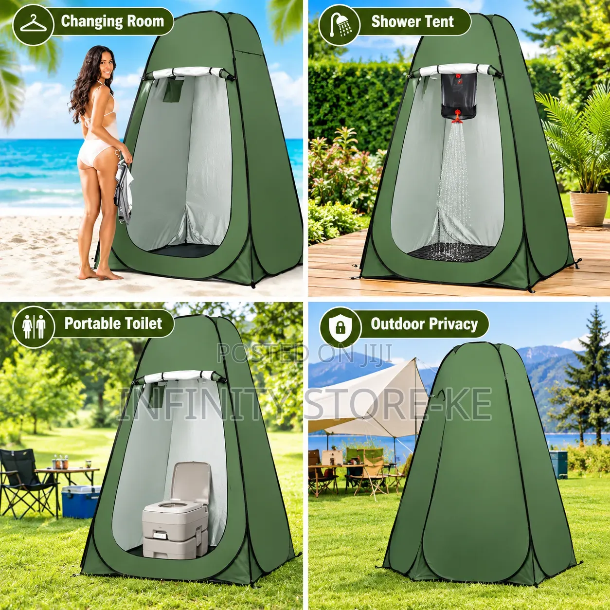 Portable Toilet Shower Changing Tent