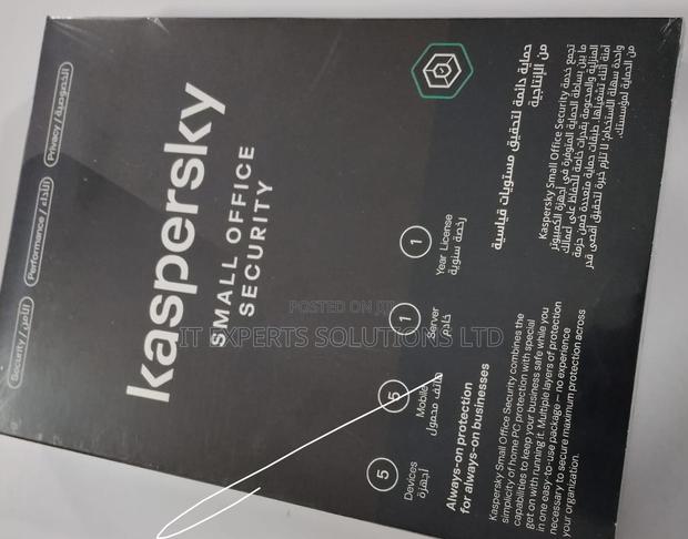 Kaspersky Small Office Security-5 Users, 1 Server - main view