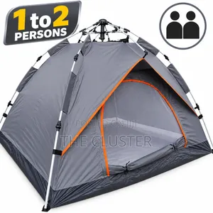 Grey 1 to 2 Persons Automatic Camping Tents
