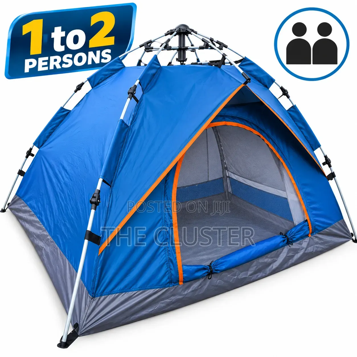 Blue Automatic One to Two Persons Foldable Tents