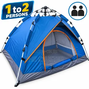 Blue Automatic One to Two Persons Foldable Tents