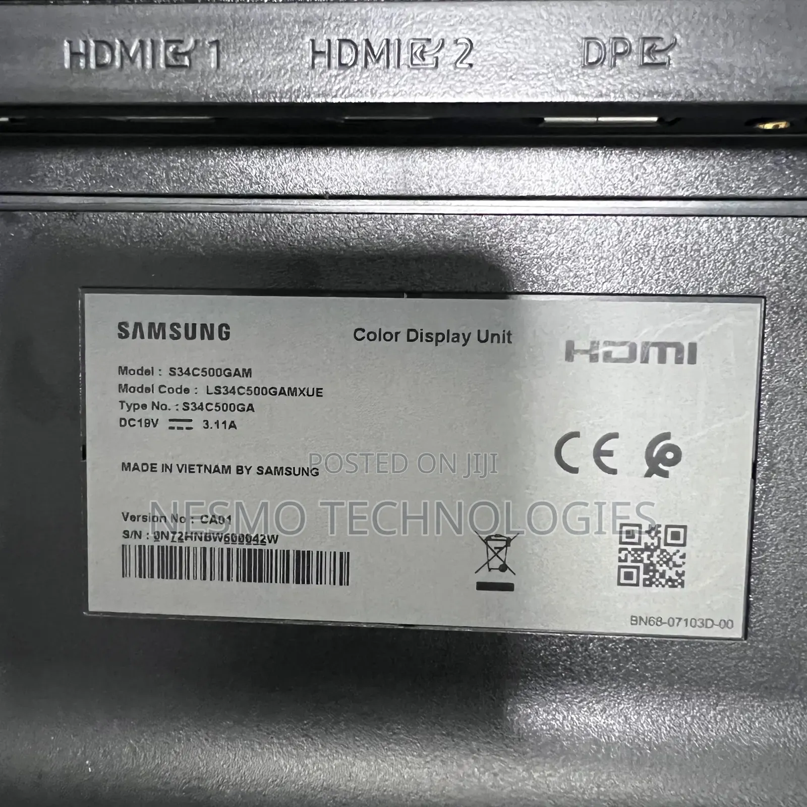 Samsung 34inch