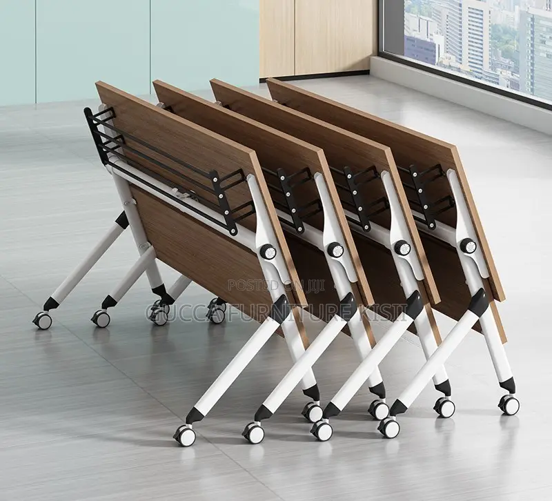 Brown Foldable Training Table