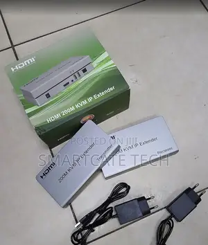 KVM Extender 200M Over CAT6 Ethernet Cable With USB Extension