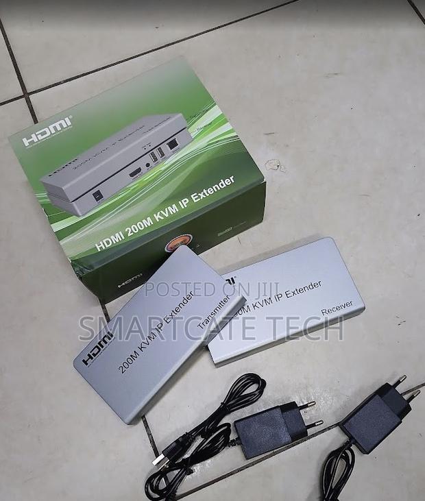 KVM Extender 200M Over CAT6 Ethernet Cable With USB Extension - main view