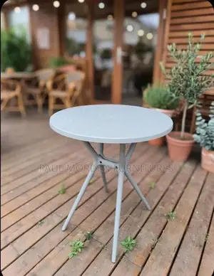 Mixed Colored Plastic Round Foldable Table