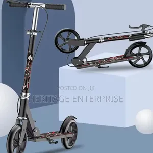 Foldable Metallic Scooters Teenagers and Adults