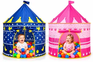 Children’s Castle Play Tent Ball Pit With Colorful Balls