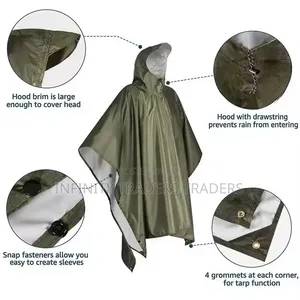 Unisex Adult Rain Poncho