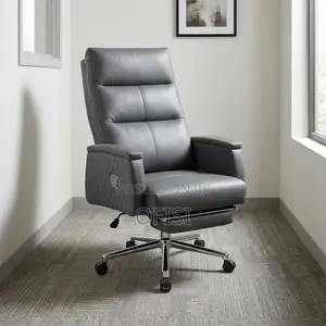 Office Chair; Executive Reclining Office Chair With Footrest