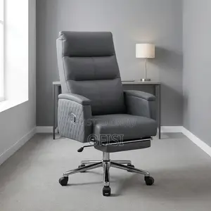 Office Chair; Executive Reclining Office Chair With Footrest