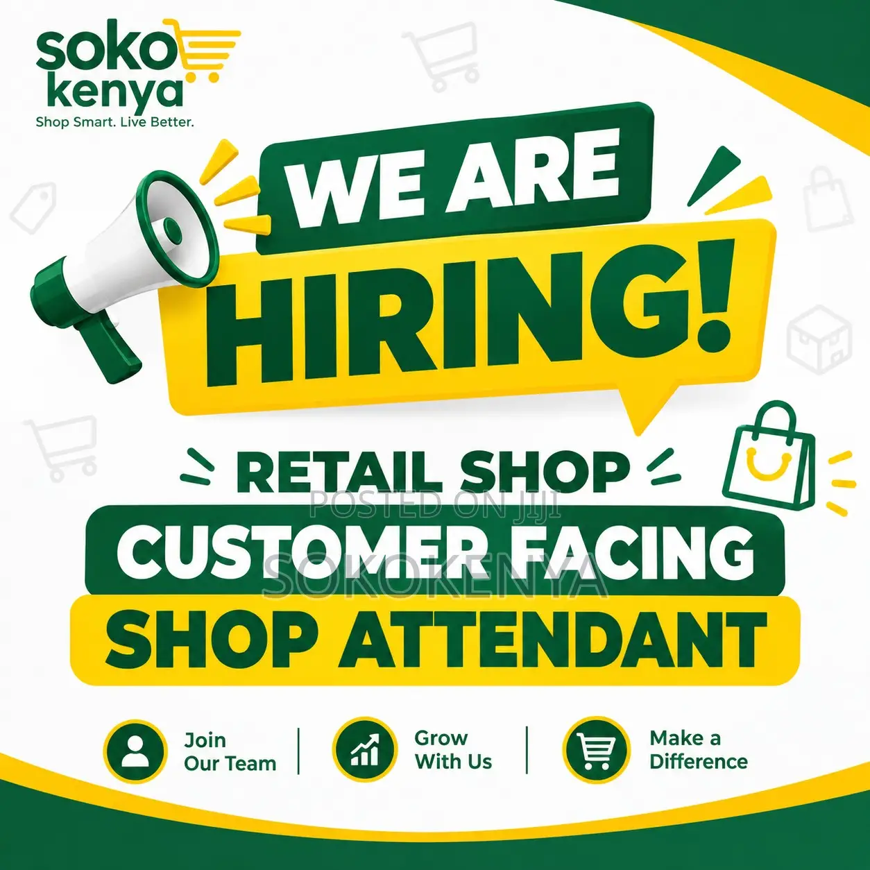 Customer Facing Shop Attendant