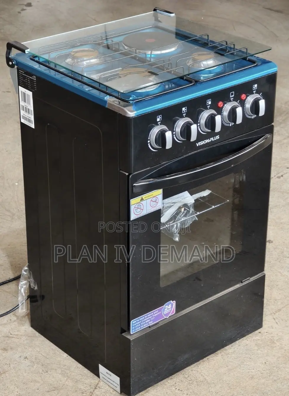 50*55 Vision 3+1 Standing Cooker