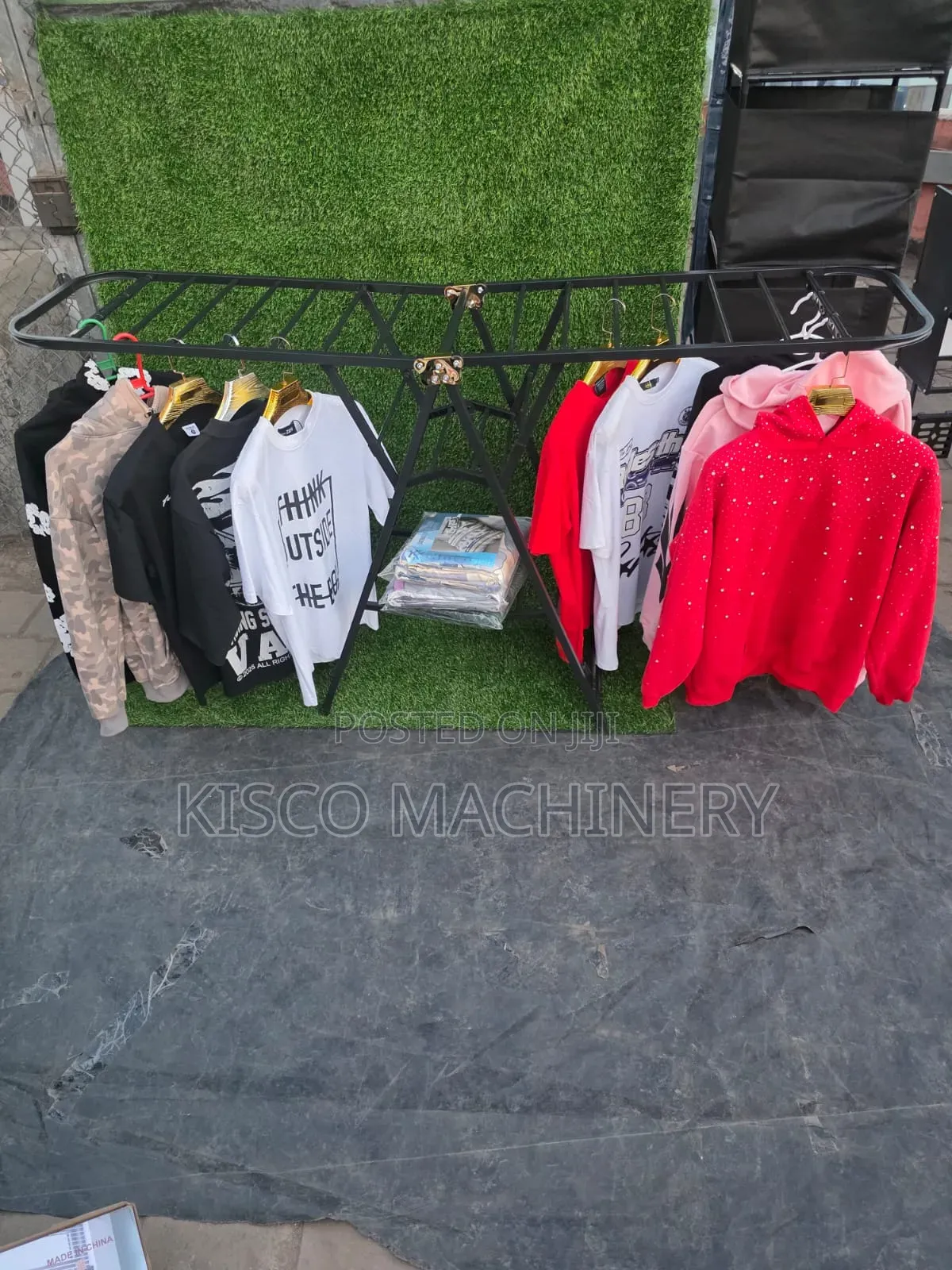 Heavy Duty Stainless Steel Foldable Outdoor Drying Cloth Rack