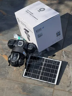Triple Camera 4G CCTV With Alarm for Wide Area Monitoring