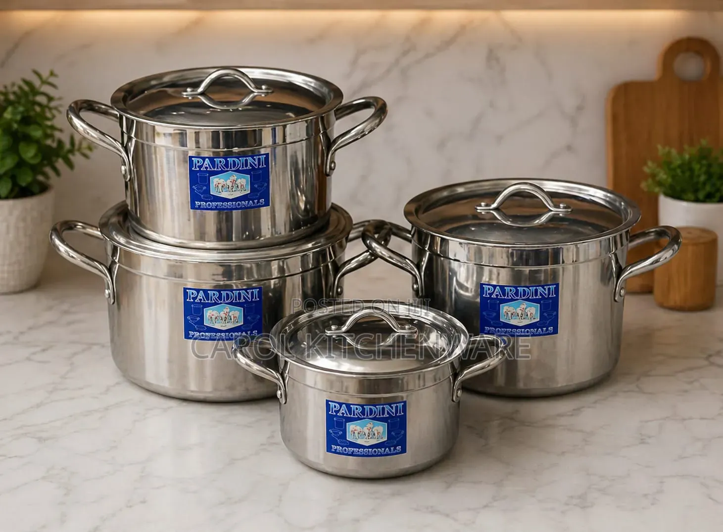 Pardini Aluminium Cookware Set/ Pardini Aluminium Sufuria With Lid