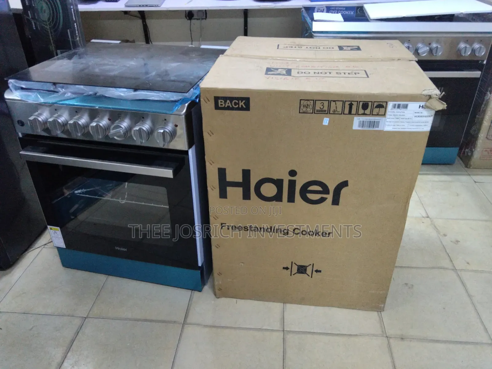 Haier 3+1 Standing Cooker With Gas Leak Detection Size 60 by 60