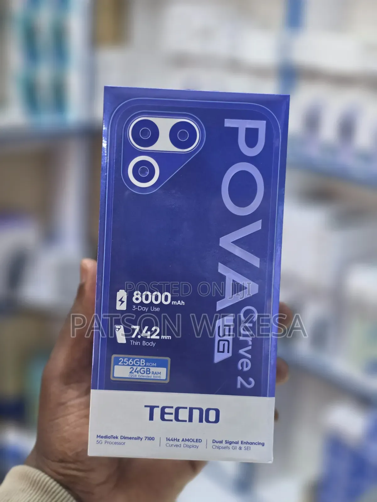 New Tecno Pova Curve 2 5G 256 GB Black
