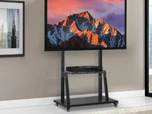 Mobile TV Trolley Stand With Wall Mount 32-75 Inch