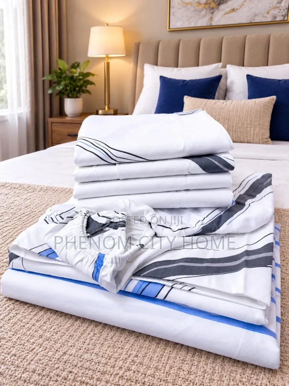 Cozy Pattern 6pc Mattress Cover