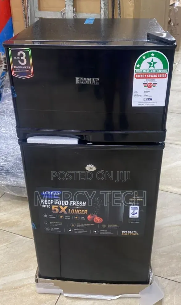 Ecomax 108L Double Door Refrigerator