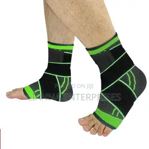 Adjustable Ankle Support Brace Compression Sleeve for Sports,