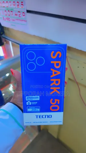 New Tecno Spark 50 128 GB Blue