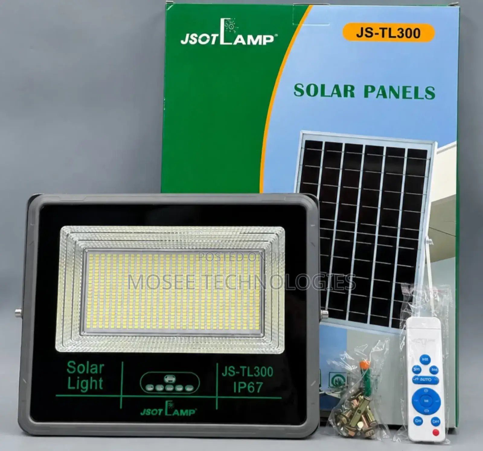 JSOT TL-100W Solar LED Lamp Outdoor Lighting