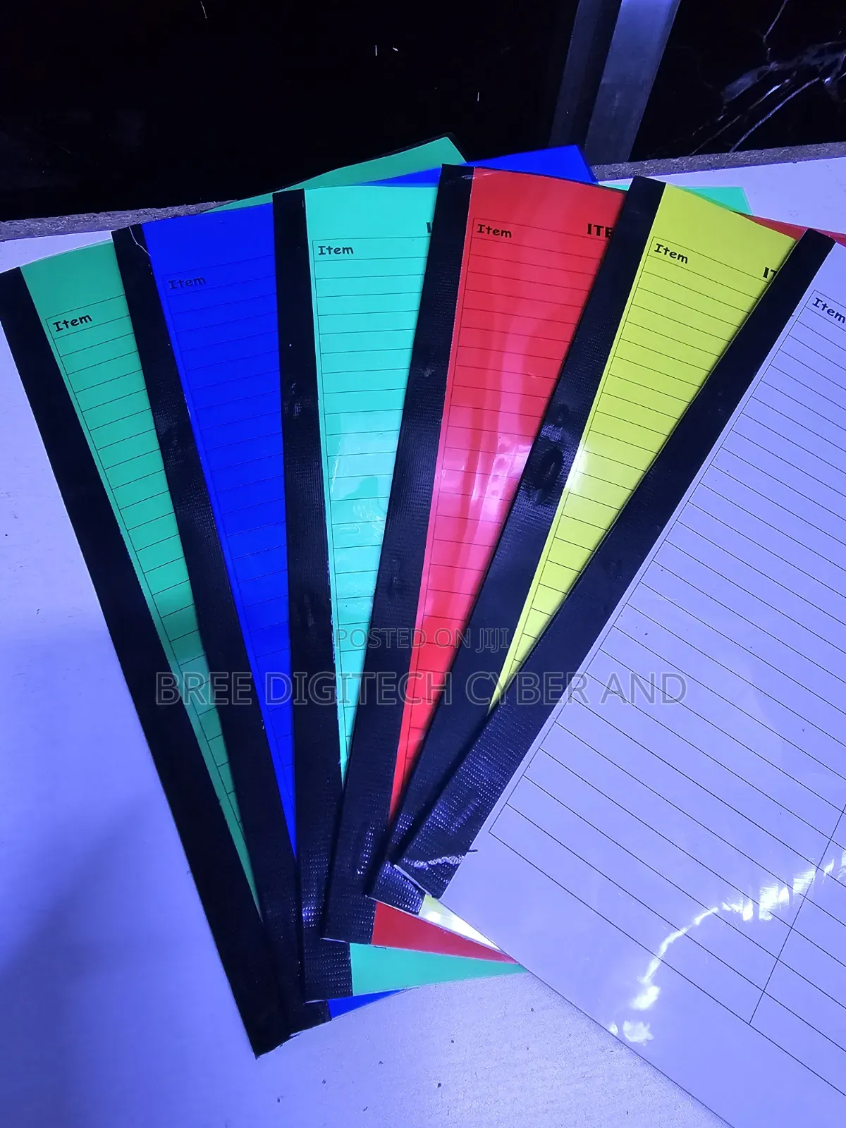 Assorted Colors Binding Services