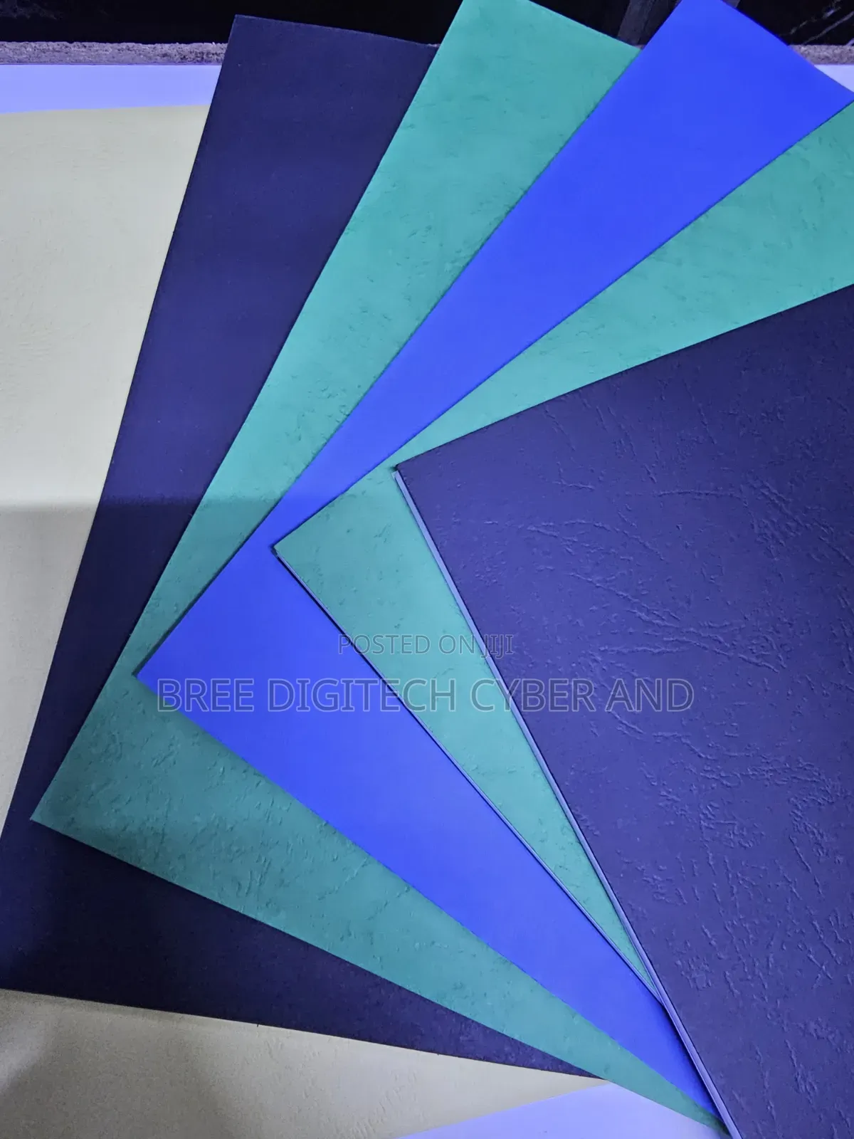 Assorted Colors Embossed