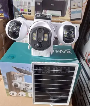 Outdoor 4G Quad Lens Solar Security Camera With 8MP HD PTZ Control