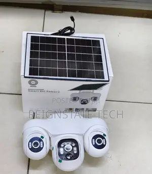 3LENS All Rotating PTZ 4G Triple Lens Solar Powered Outdoor Camera