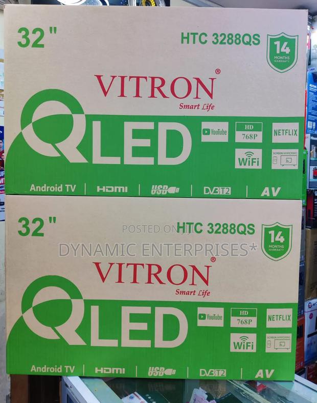*Vitron TV 32" HTC 3288QS Smart Android QLED With No Bluetooth - main view