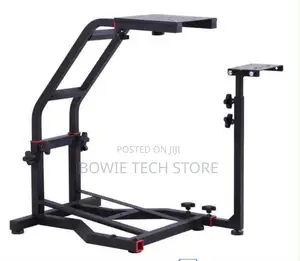 Racing Simulator Wheel and Pedal Stand and Thrust Master