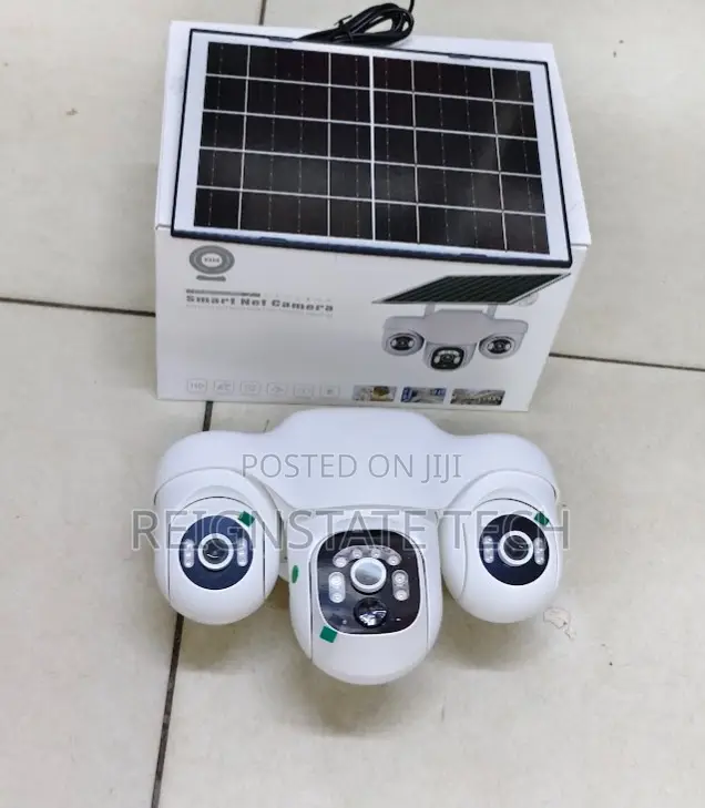 VTS31 4G Simxard 3 Rotating Triple LENS Solar POWERED Camera